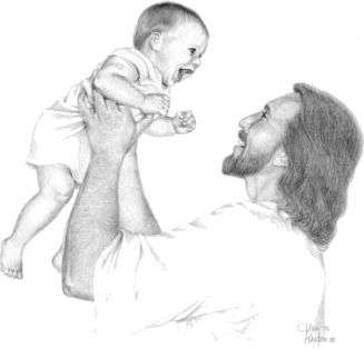 Jesus with a child - 5.gif